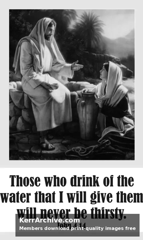 Year A Lent Third Sunday (grayscale)
