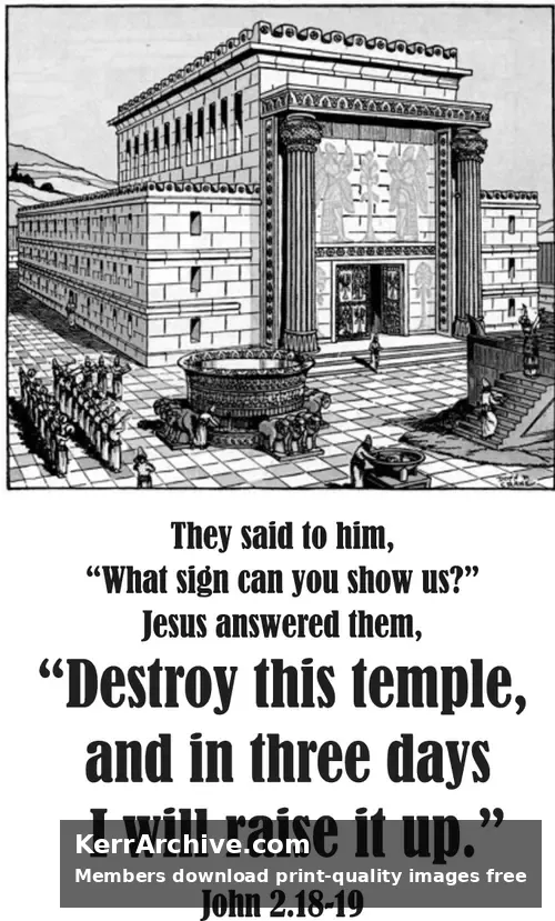 Year B Lent Third Sunday (grayscale)