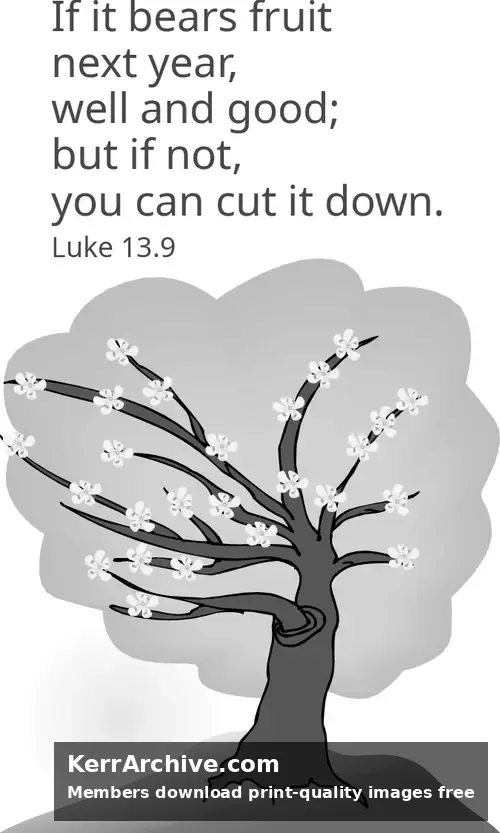 Year C Lent Third Sunday (grayscale)