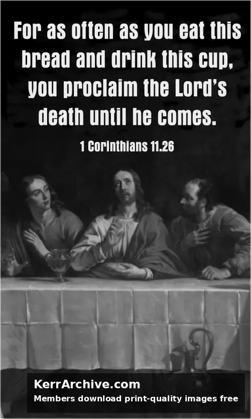 Year A Holy Week Maundy Thursday (grayscale)