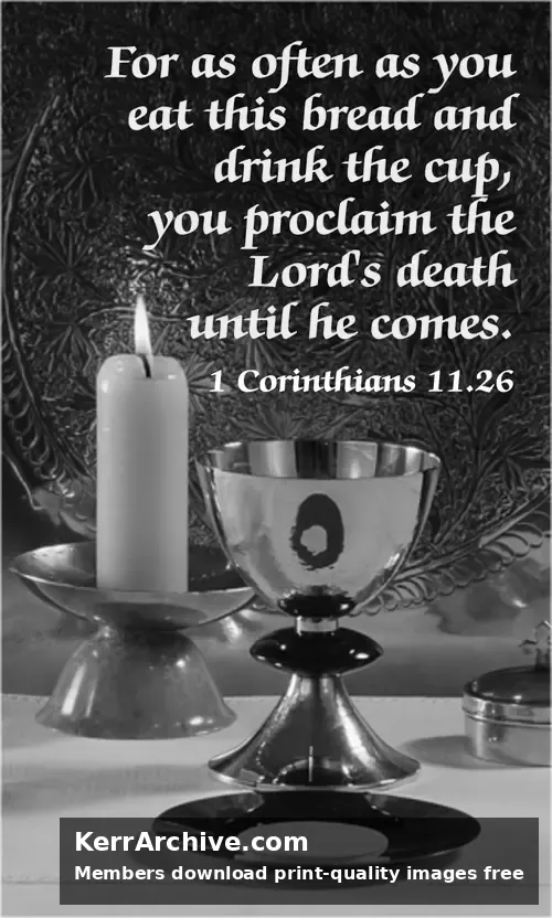 Year A Holy Week Maundy Thursday (grayscale)