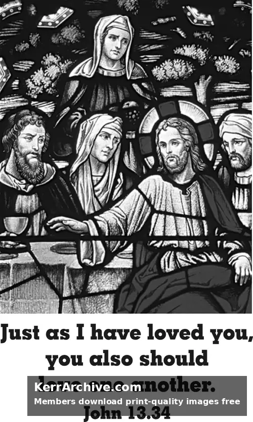 Year B Holy Week Maundy Thursday (grayscale)