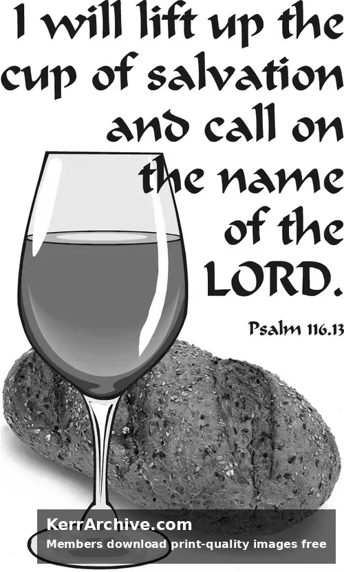 Year B Holy Week Maundy Thursday (grayscale)