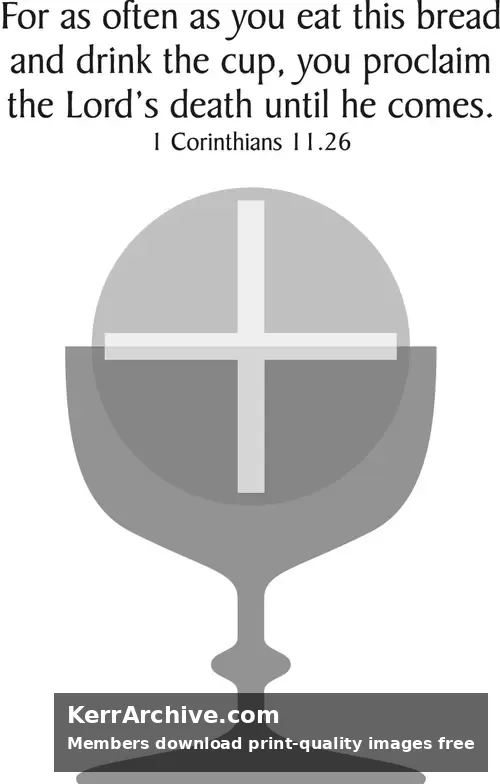 Year B Holy Week Maundy Thursday (grayscale)