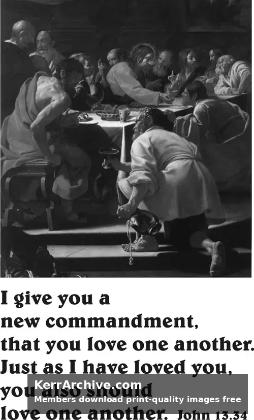 Year C Holy Week Maundy Thursday (grayscale)