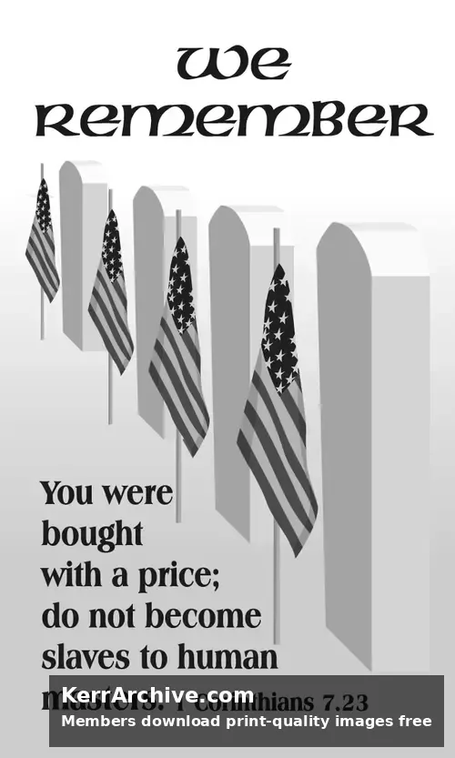 Memorial Day (USA) (grayscale)