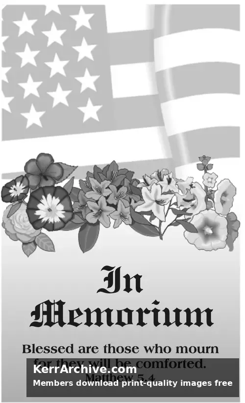 Memorial Day (USA) (grayscale)
