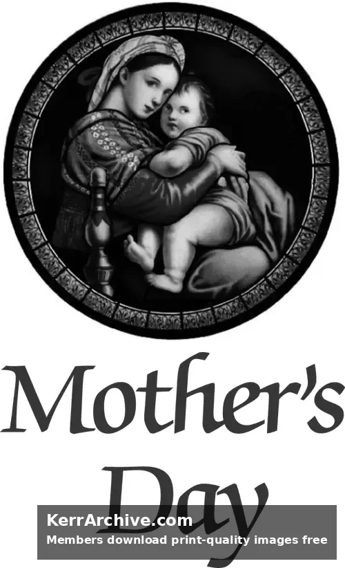 Mothers Day (grayscale)