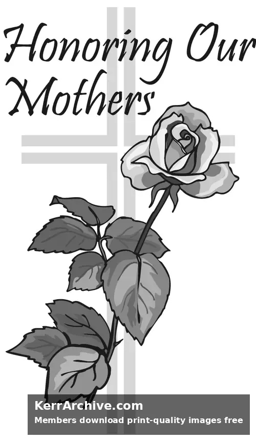 Mothers Day (grayscale)