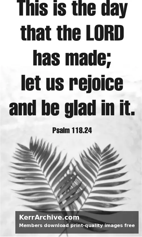 Year A Lent Palm/Passion Sunday (grayscale)