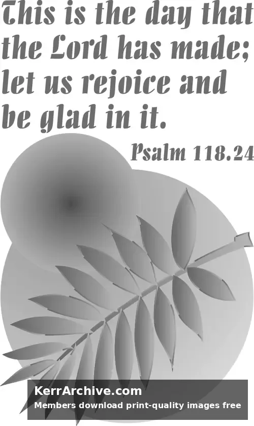 Year A Lent Palm/Passion Sunday (grayscale)