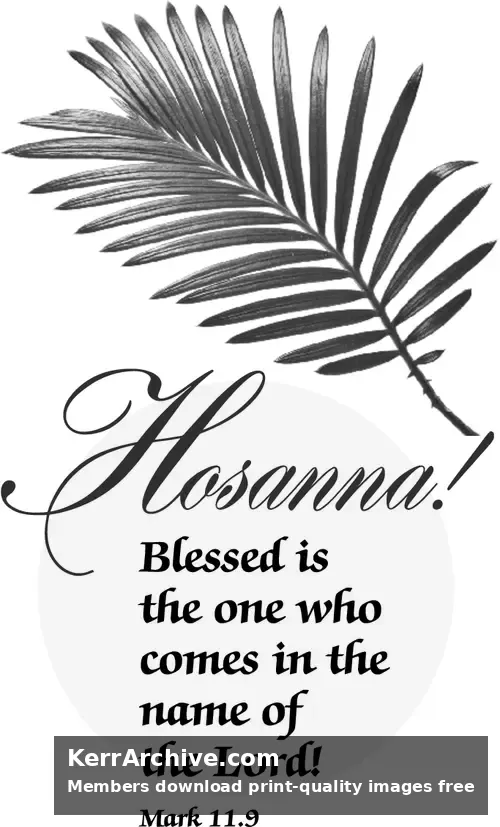 PalmSunday go (grayscale)