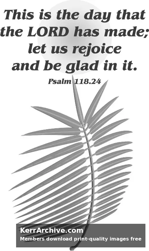 Year C Lent Palm/Passion Sunday (grayscale)