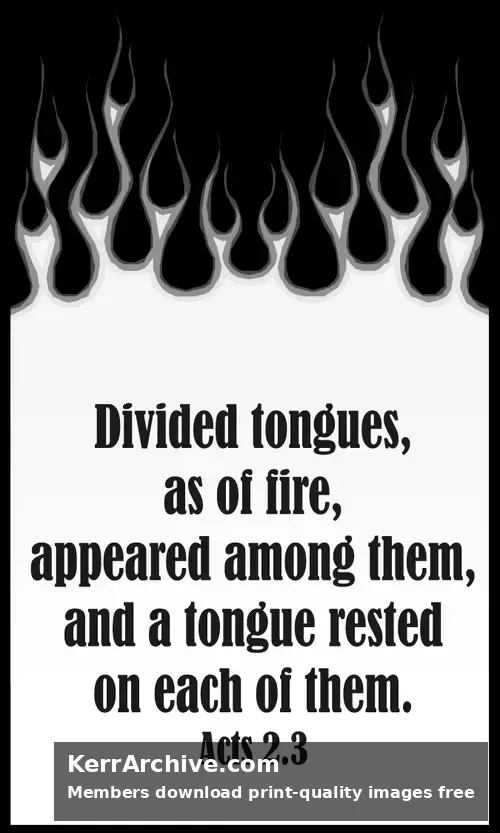 Year B Easter Pentecost Sunday (grayscale)