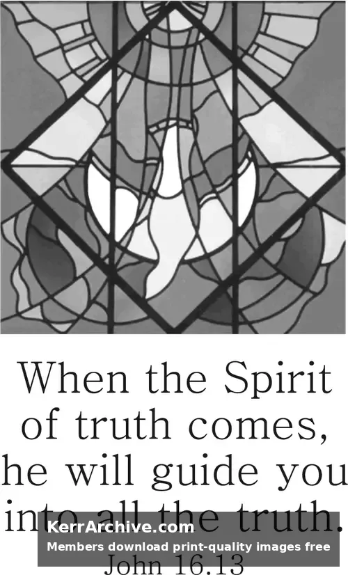 Year B Easter Pentecost Sunday (grayscale)