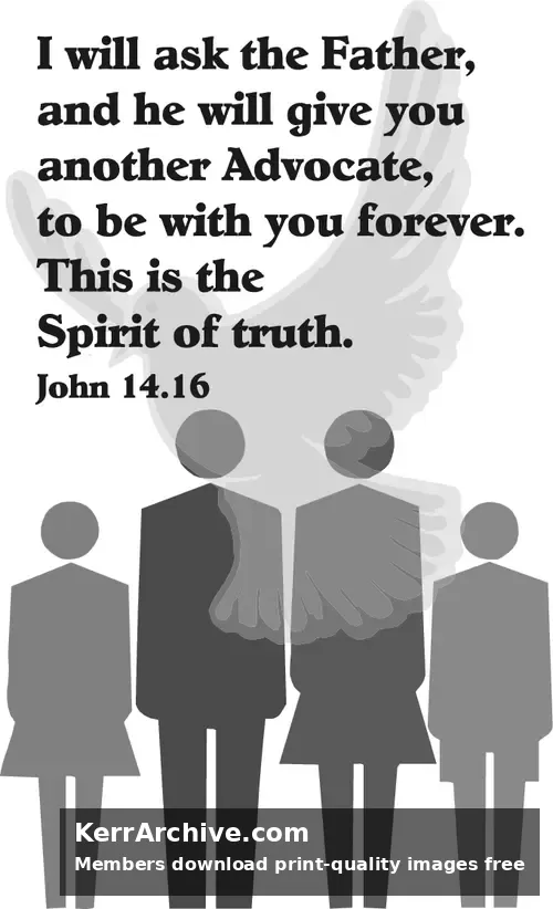Year C Easter Pentecost Sunday (grayscale)