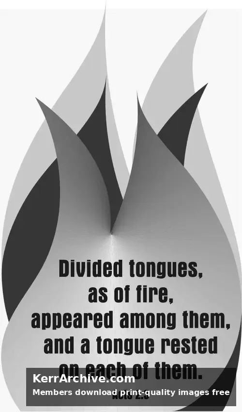 Year C Easter Pentecost Sunday (grayscale)