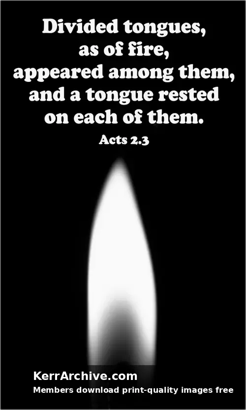 Year C Easter Pentecost Sunday (grayscale)