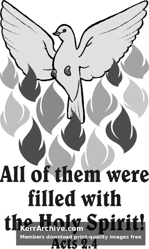 Year C Easter Pentecost Sunday (grayscale)
