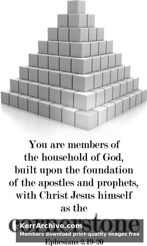 Year B After Pentecost Proper 11 — Ephesians 2:19, 20 (grayscale)