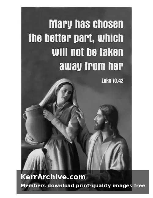 Year C After Pentecost Proper 11 — Luke 10:42 (grayscale)