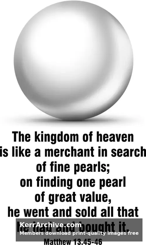 Year A After Pentecost Proper 12 — Matthew 13:45, 46 (grayscale)