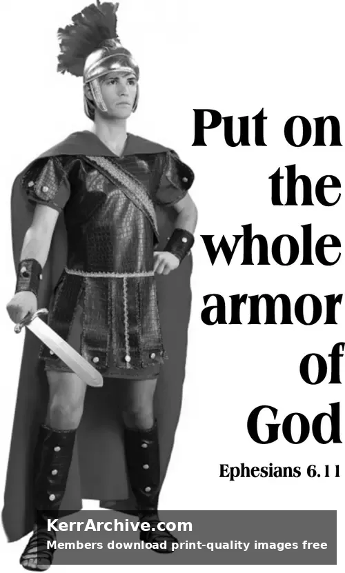 Year B After Pentecost Proper 16 — Ephesians 6:11 (grayscale)
