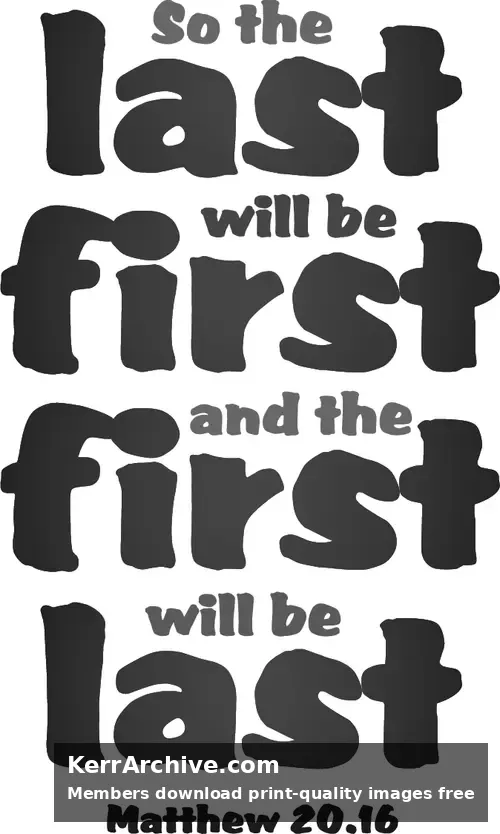Year A After Pentecost Proper 20 (grayscale)