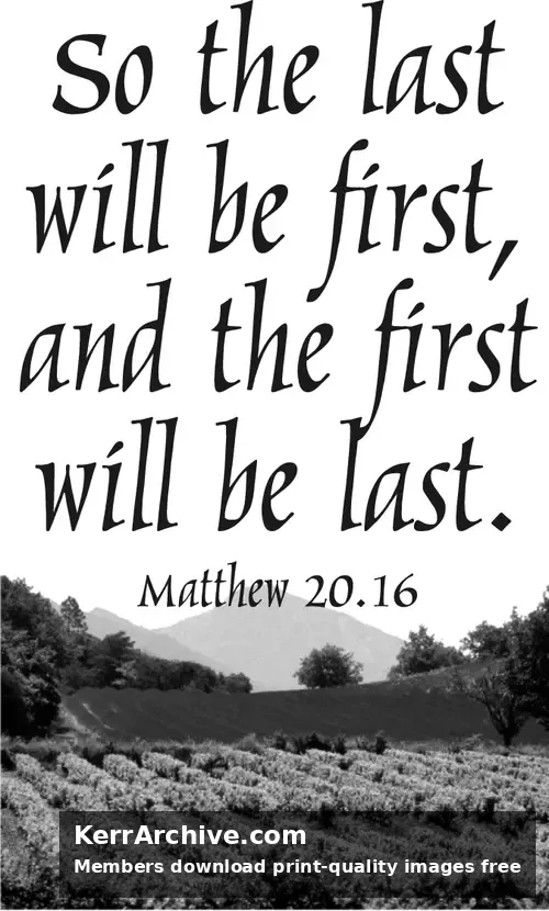 Year A After Pentecost Proper 20 (grayscale)
