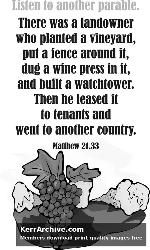 Year A After Pentecost Proper 22 (grayscale)