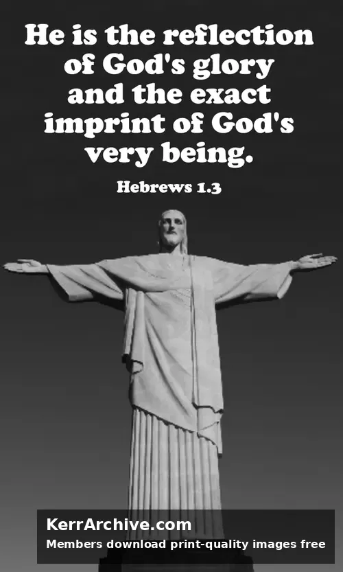 Year B After Pentecost Proper 22 — Hebrews 1:3 (grayscale)