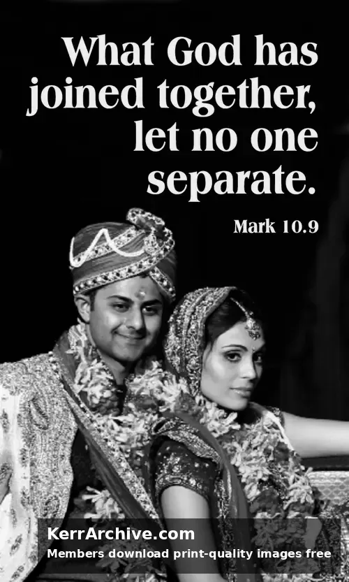 Year B After Pentecost Proper 22 — Mark 10:9 (grayscale)