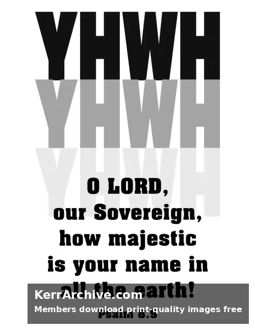 Year B After Pentecost Proper 22 — Psalms 8:9 (grayscale)