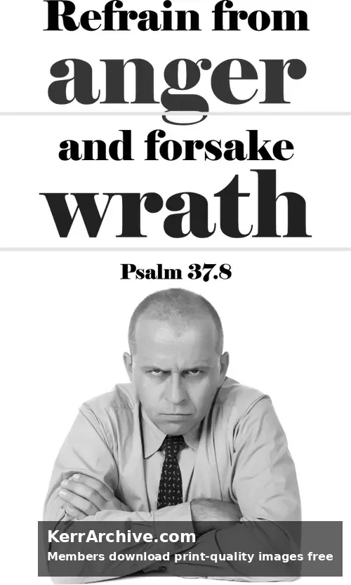 Year C After Pentecost Proper 22 — Psalms 37:8 (grayscale)