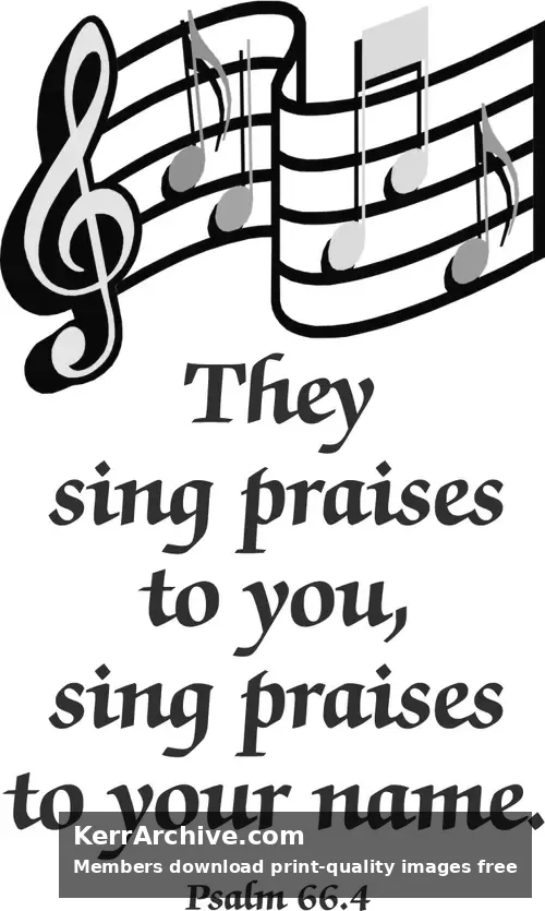 Year C After Pentecost Proper 23 — Psalms 66:4 (grayscale)