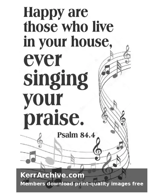 Year C After Pentecost Proper 25 — Psalms 84:4 (grayscale)
