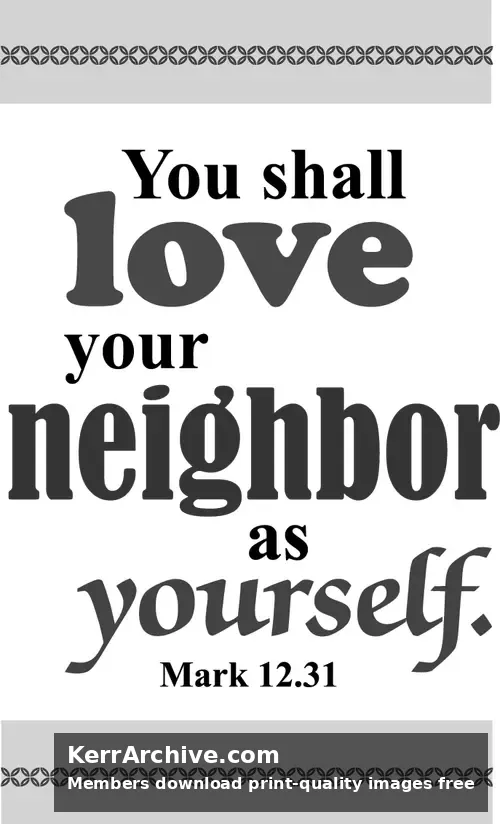 Year B After Pentecost Proper 26 — Mark 12:31 (grayscale)