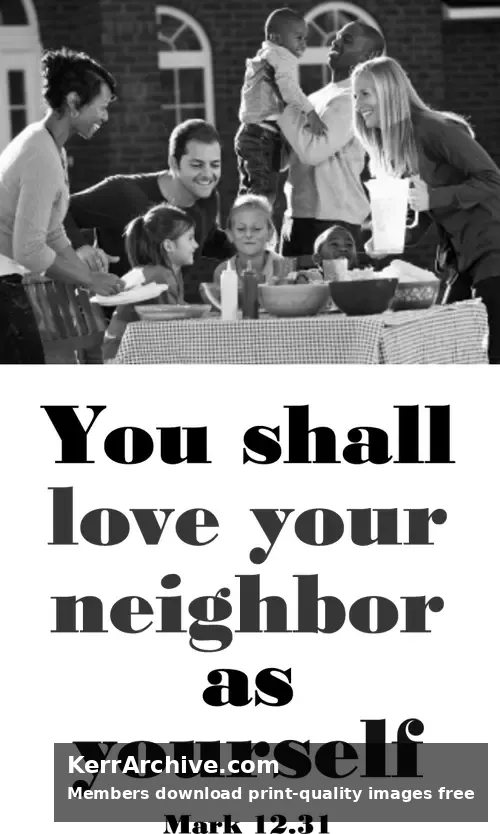 Year B After Pentecost Proper 26 — Mark 12:31 (grayscale)