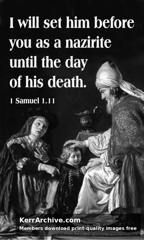 Year B After Pentecost Proper 28 — 1 Samuel 1:11 (grayscale)