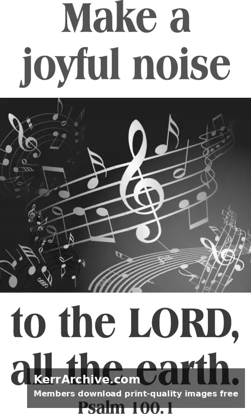 Year A After Pentecost Proper 6 — Psalms 100:1 (grayscale)