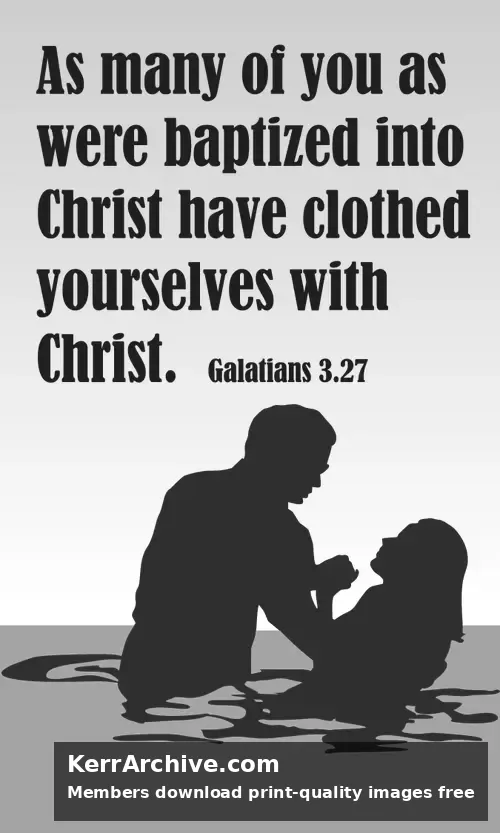 Year C After Pentecost Proper 7 — Galatians 3:27 (grayscale)