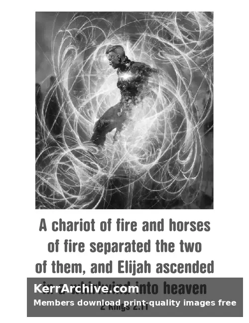 Year C After Pentecost Proper 8 — 2 Kings 2:11 (grayscale)