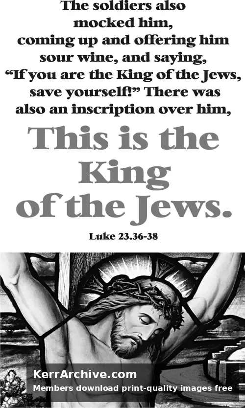 Year C After Pentecost Reign of Christ (Proper 29) (grayscale)