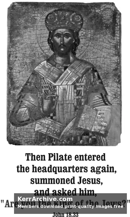 Year B After Pentecost Reign of Christ (Proper 29) (grayscale)