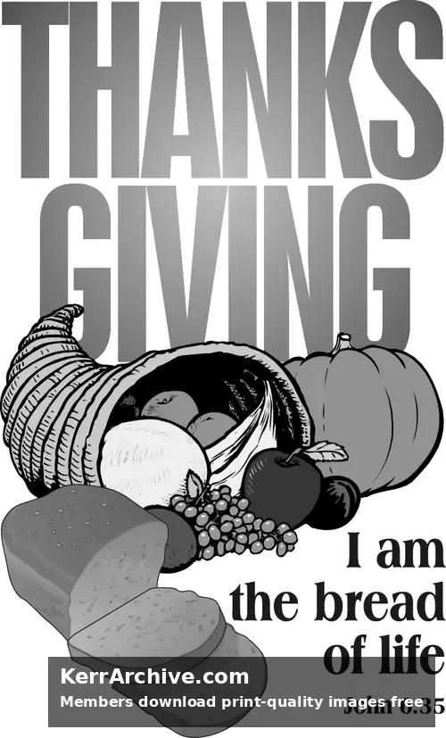 Year C After Pentecost Thanksgiving Day (USA) (grayscale)