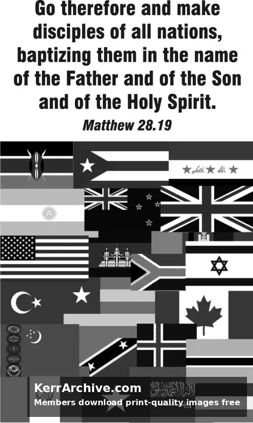Year A After Pentecost Trinity Sunday (grayscale)