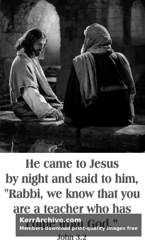 Trinity Sunday — John 3:2 (grayscale)