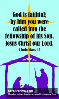 Year B Advent First Sunday — 1 Corinthians 1:9