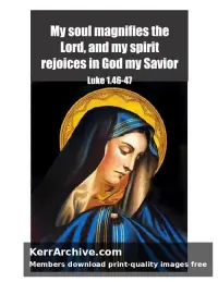Advent Four Sunday — Luke 1:46-47