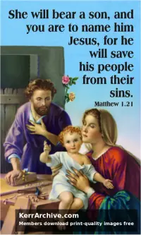 Year A Advent Fourth Sunday